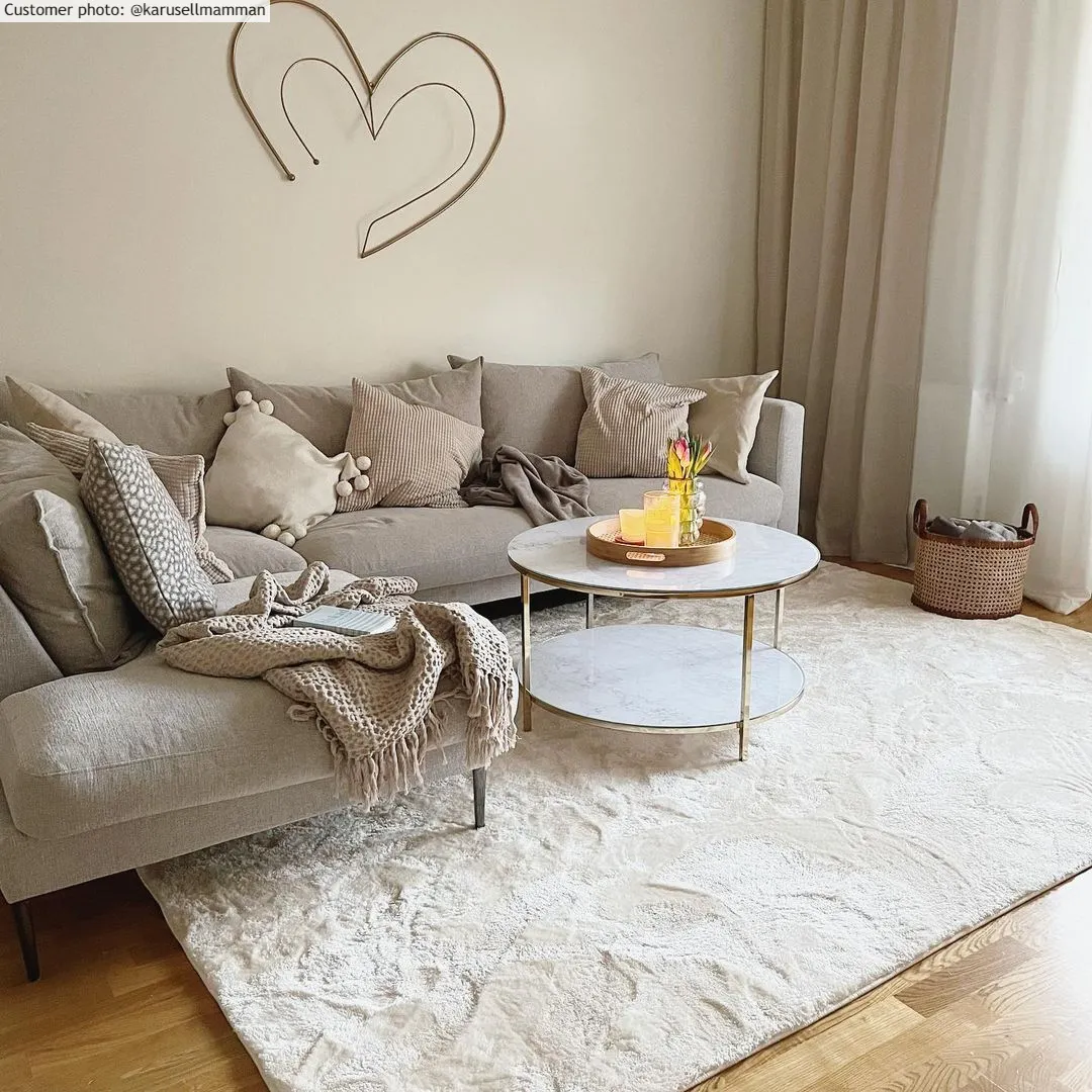 Hochflorteppiche - Aranga Super Soft Fur (beige)