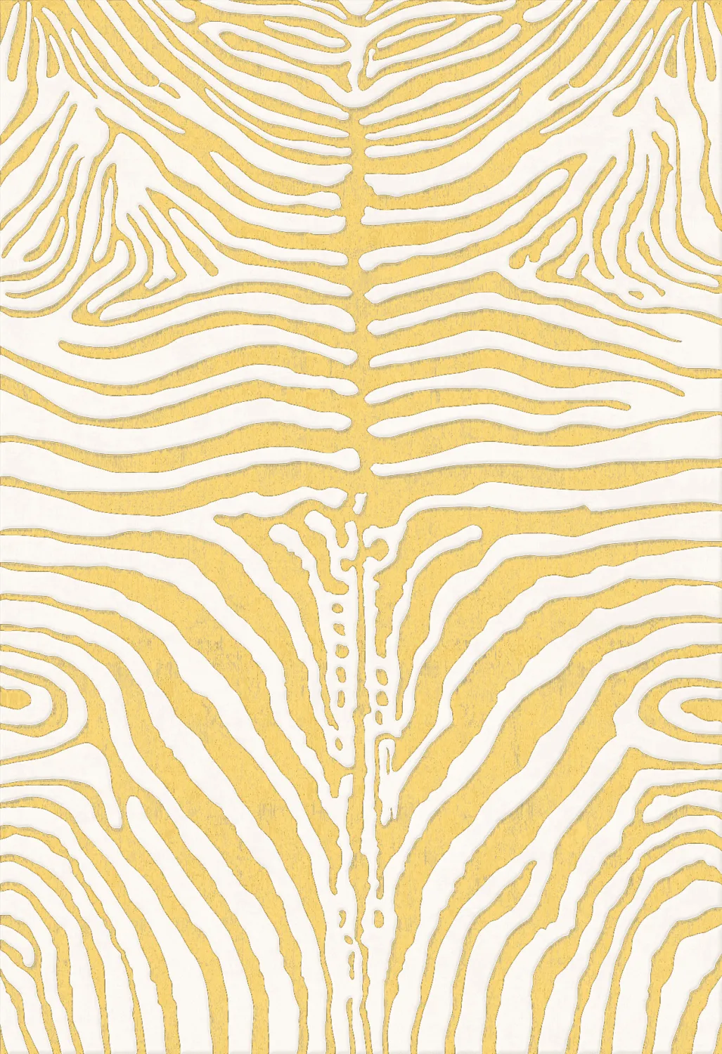 Wilton-Teppich - Zebra (gelb)